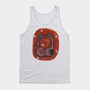 Sparkling Headphones Tank Top